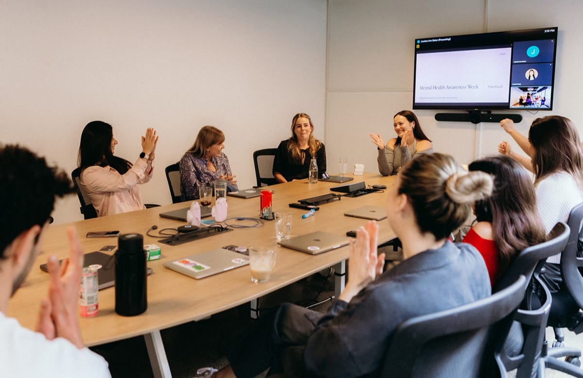 Corporate workshop in session